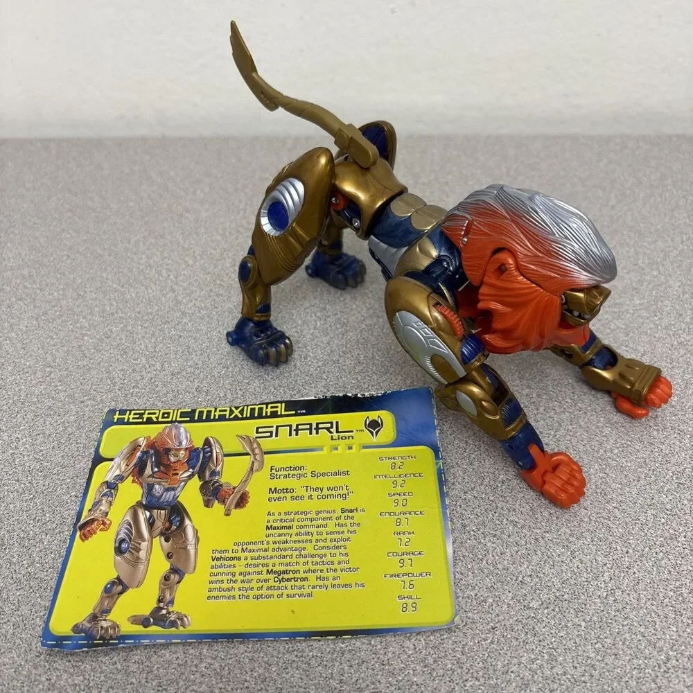 Transformers 2000 Beast Machines Snarl Deluxe Class Figure - Complete